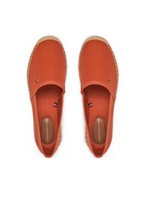 TOMMY HILFIGER - Tommy Hilfiger Espadryle Flag Canvas Espadrille FW0FW08541 Czerwony. Kolor: czerwony. Materiał: materiał #4