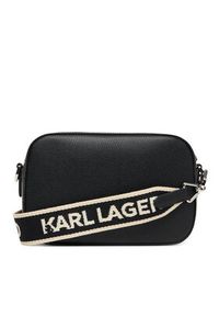 Karl Lagerfeld - KARL LAGERFELD Torebka A3W30317 Czarny. Kolor: czarny. Materiał: skórzane #4
