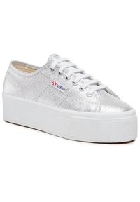 Superga Tenisówki 2790 Lame S61174W Srebrny. Kolor: srebrny. Materiał: materiał #5