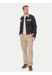 Guess Kurtka przejściowa 177333 Niebieski Classic Fit. Kolor: niebieski. Materiał: bawełna #6