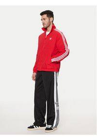 Adidas - adidas Bluza adicolor Firebird IT2495 Czerwony Loose Fit. Kolor: czerwony. Materiał: syntetyk #4