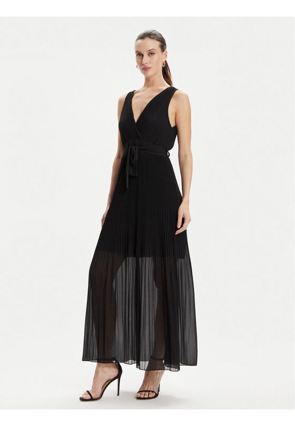 Dixie Sukienka wieczorowa A319J045 Czarny Regular Fit. Kolor: czarny. Materiał: syntetyk. Styl: wizytowy
