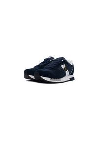 Blauer Sneakersy S5QUEENS01/MES-NVY/WHI Granatowy. Kolor: niebieski. Materiał: materiał