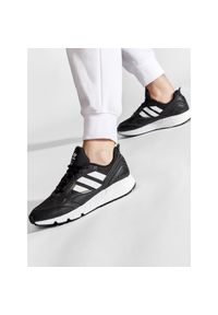 Adidas - Sneakersy adidas. Kolor: czarny. Model: Adidas ZX #1
