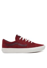 Vans Tenisówki SK8-Low VN0009QRRED1 Czerwony. Kolor: czerwony. Materiał: skóra, zamsz