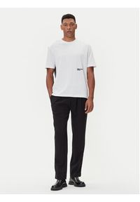 Karl Lagerfeld Jeans T-Shirt A4M17030 Biały Relaxed Fit. Kolor: biały. Materiał: bawełna