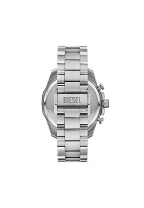 Diesel Zegarek Mega Chief Slim DZ4686 Srebrny. Kolor: srebrny