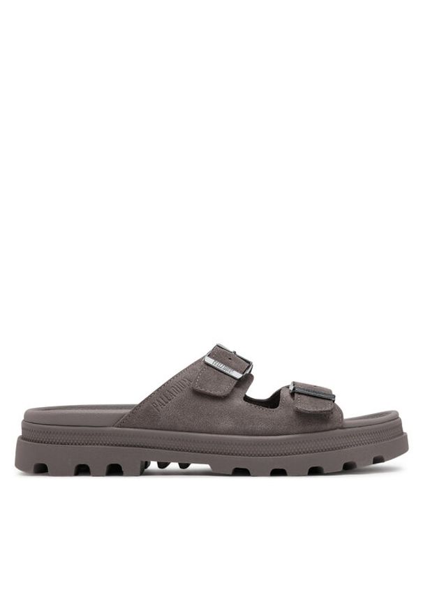 Palladium Klapki Dunelite Riviera Sde 74455-276-M Szary. Kolor: szary. Materiał: skóra, zamsz