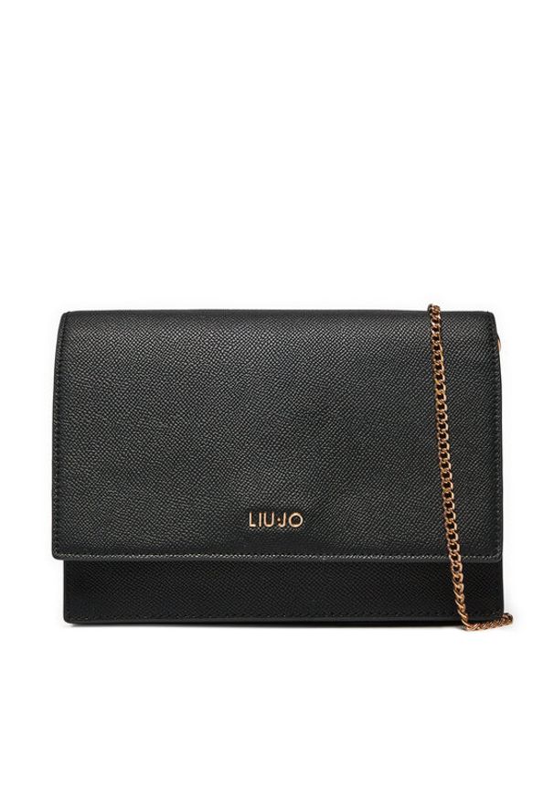 Liu Jo Torebka Ecs Xs Crossbody AF4276 E0087 Czarny. Kolor: czarny. Materiał: skórzane