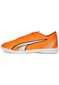 Buty do futsalu męskie Puma Ultra Play IT. Kolor: pomarańczowy. Materiał: syntetyk, materiał. Sport: piłka nożna