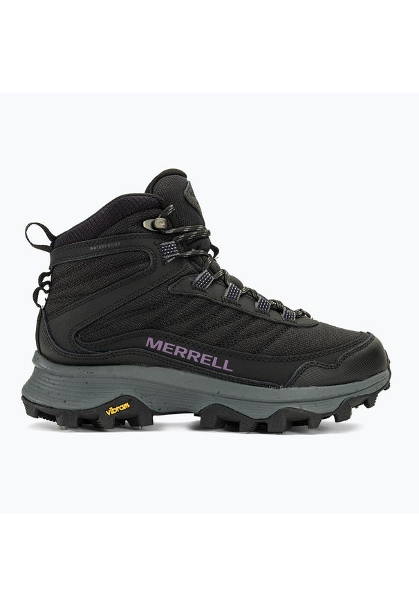 Buty turystyczne damskie Merrell Moab Speed Thermo Spike Mid WP. Kolor: czarny. Styl: sportowy