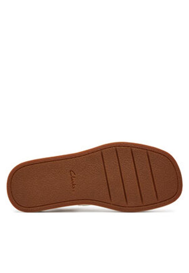 Clarks Sandały Alda Strap 26176258 Biały. Kolor: biały. Materiał: skóra