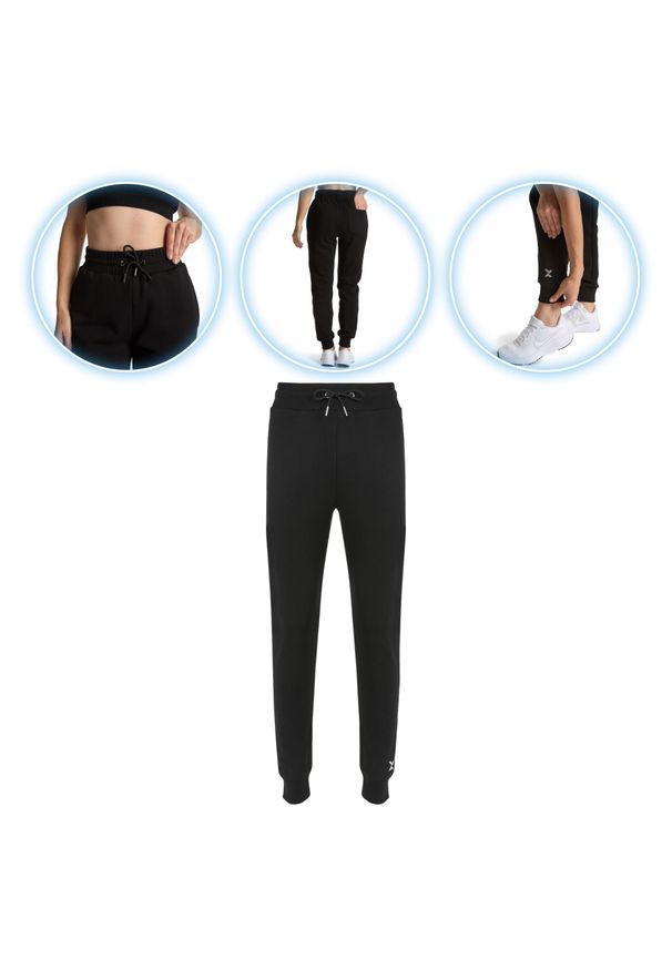 Spodnie damskie XTREXO Trexi Pants. Kolor: czarny. Sport: fitness