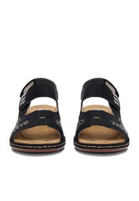 Rieker Sandały CEO-65989-01 Czarny. Kolor: czarny. Materiał: skóra #8