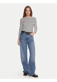 TOMMY HILFIGER - Tommy Hilfiger Bluzka WW0WW40589 Biały Regular Fit. Kolor: biały. Materiał: bawełna #3