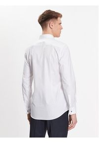 BOSS - Boss Koszula 50480101 Biały Slim Fit. Kolor: biały. Materiał: bawełna #5