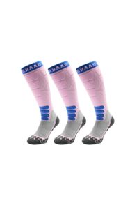 POEDERBAAS - Skarpety narciarskie Powder Boss damskie z wełny merino Pro 3 pary Powder Rose. Kolor: różowy. Materiał: poliamid, elastan, wełna. Sport: narciarstwo #1