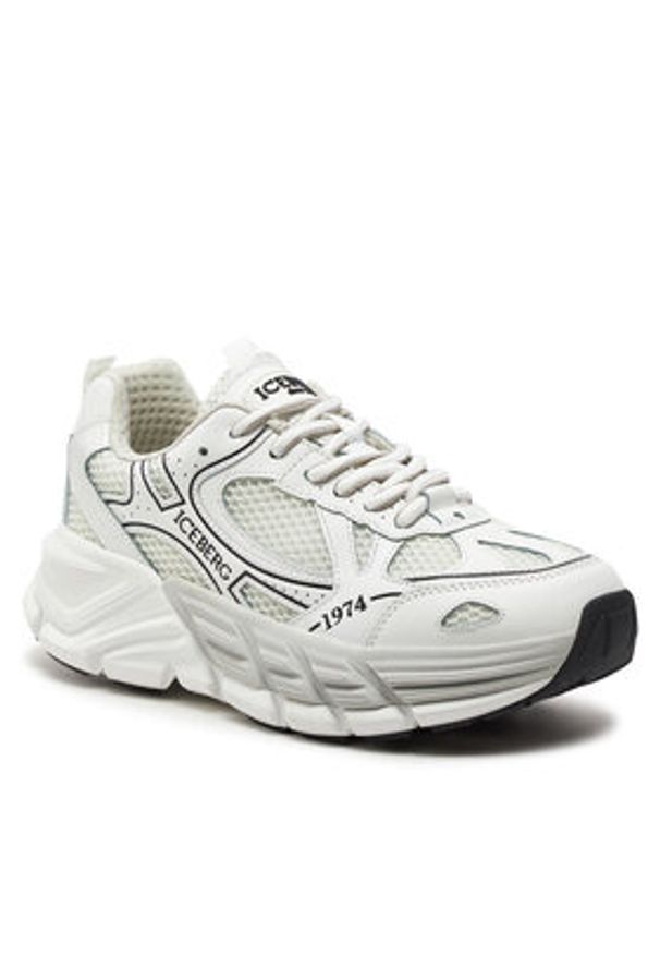 Iceberg Sneakersy IU1706 Biały. Kolor: biały. Materiał: materiał