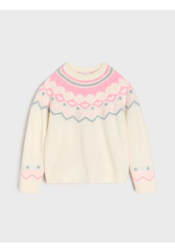 Sinsay - Sweter ze wzorem - wielobarwny