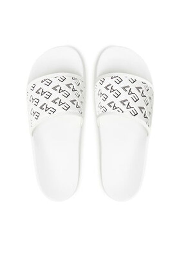 EA7 Emporio Armani Klapki 7X000109 AF15125 M0115 Biały. Kolor: biały