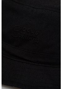 Deus Ex Machina kapelusz kolor czarny. Kolor: czarny. Materiał: włókno, materiał, bawełna