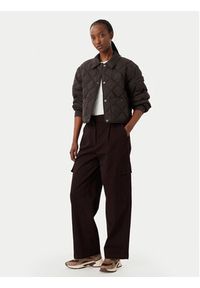 Calvin Klein Jeans Kurtka przejściowa LV047G509G Brązowy ciemny Regular Fit. Kolor: brązowy. Materiał: syntetyk #2