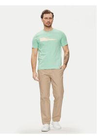 Calvin Klein T-Shirt Brush Logo K10K113113 Zielony Regular Fit. Kolor: zielony. Materiał: bawełna #3