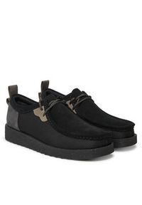 Clarks Półbuty Wallabee 26181387 Czarny. Kolor: czarny. Materiał: skóra #6