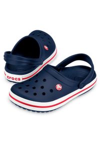 Chodaki Crocs Crocband. Kolor: biały, czerwony, niebieski, wielokolorowy