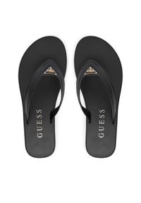 Guess Japonki FLJCNY ELE24 Czarny. Kolor: czarny. Materiał: skóra #1