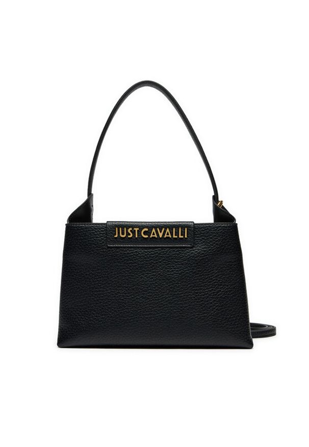 Just Cavalli Torebka 77RA4BD5 Czarny. Kolor: czarny. Materiał: skórzane