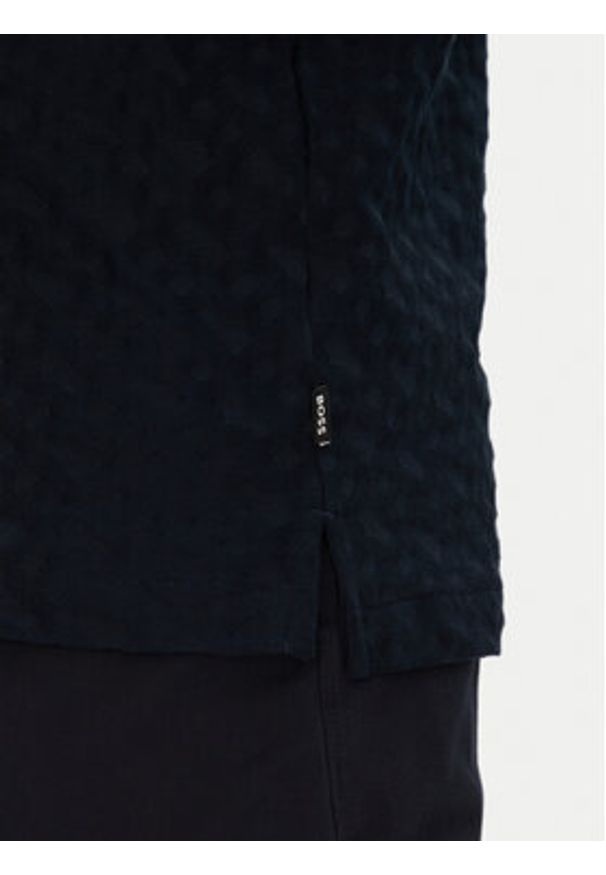 BOSS Polo H-Pack 80 50537132 Granatowy Regular Fit. Typ kołnierza: polo. Kolor: niebieski. Materiał: bawełna