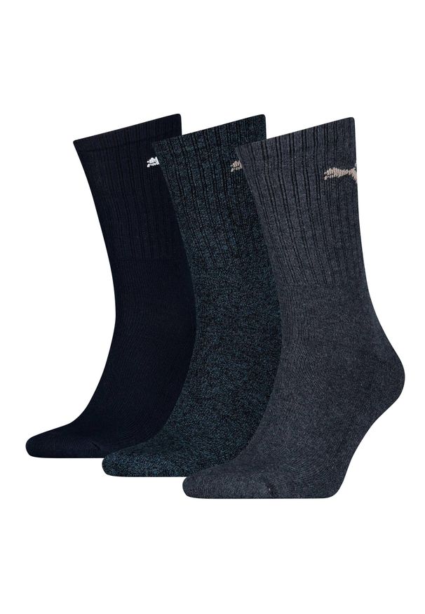 Puma Skarpety Sport Crew 3-Pack 88035503. Kolor: niebieski