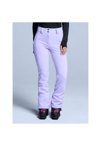 POEDERBAAS - Spodnie narciarskie - Damskie - Elastyczny Softshell - Liliowy. Kolor: fioletowy. Materiał: elastan, nylon. Sezon: zima. Sport: narciarstwo #1