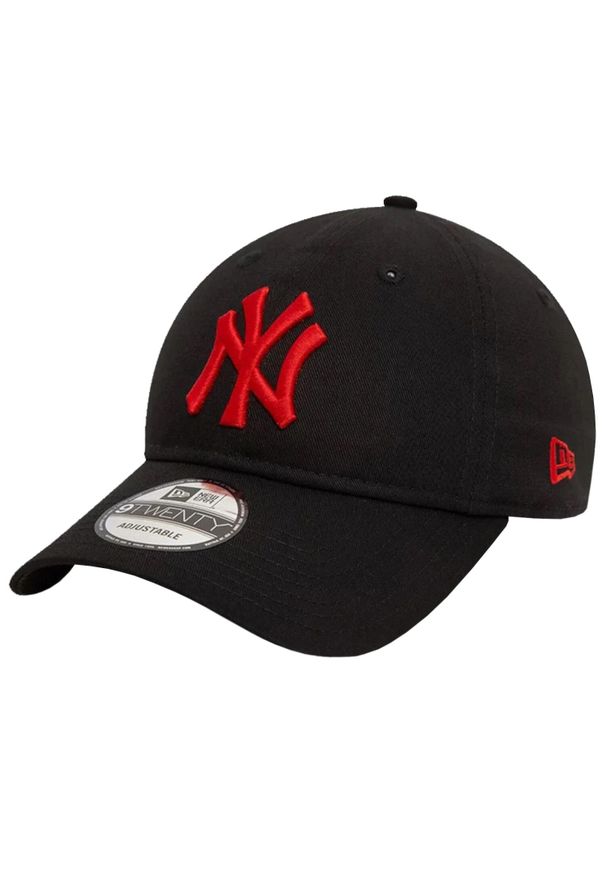 New Era - Czapka z daszkiem męska 9TWENTY League Essentials New York Yankees Cap. Kolor: czarny. Materiał: bawełna. Styl: casual