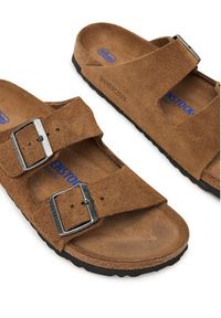 Birkenstock Klapki Arizona Sfb 1030865 Brązowy. Kolor: brązowy. Materiał: skóra, zamsz #3