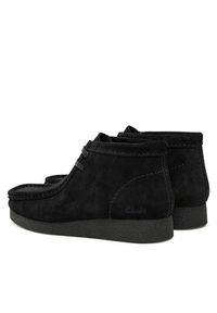 Clarks Botki WallabeeEvoBt 261747434 Czarny. Kolor: czarny. Materiał: zamsz, skóra #6