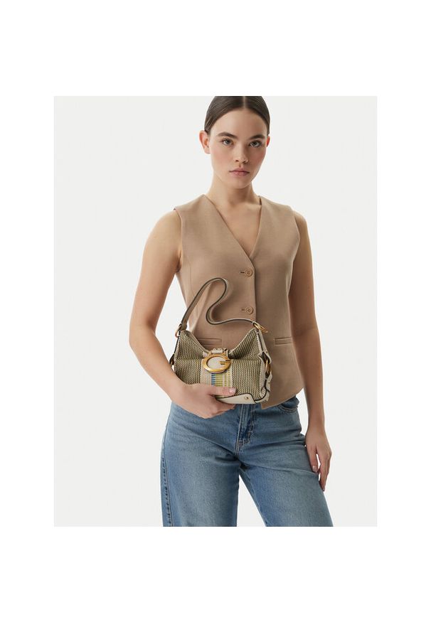 Torebka Guess. Kolor: beżowy