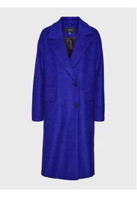 Vero Moda Płaszcz wełniany Mabel 10271371 Granatowy Regular Fit. Kolor: niebieski. Materiał: syntetyk #3
