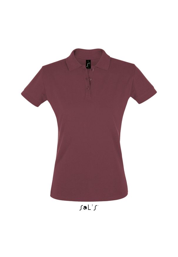 SOL'S - Damska koszulka polo Sol's Perfect. Typ kołnierza: polo. Kolor: wielokolorowy, czerwony, brązowy