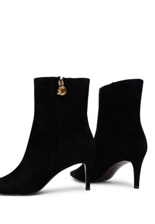 Coccinelle Botki E4 SB2 11 01 01 001 Czarny. Kolor: czarny. Materiał: zamsz, skóra