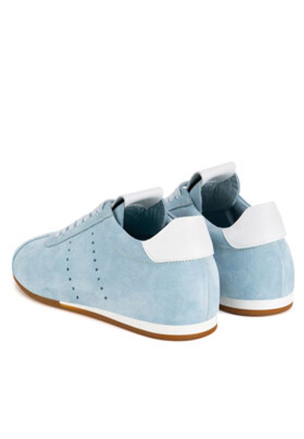 Gino Rossi Sneakersy AYA-110125 Niebieski. Kolor: niebieski. Materiał: zamsz, skóra