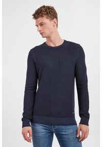 Sweter męski wełniany JOOP!. Materiał: wełna. Wzór: prążki