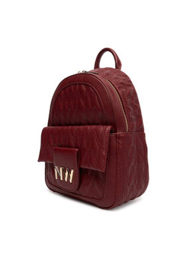 Nine West Plecak CEO-Astoria-Aura-LX10163 Bordowy. Kolor: czerwony. Materiał: syntetyk, materiał