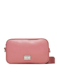 Tommy Jeans Torebka Tjw American Cool Camera Bag AW0AW17570 Różowy. Kolor: różowy. Materiał: skórzane