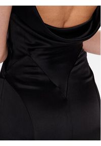 Trussardi Jeans - Trussardi Sukienka koktajlowa 56D00693 Czarny Slim Fit. Kolor: czarny. Materiał: syntetyk. Styl: wizytowy #4