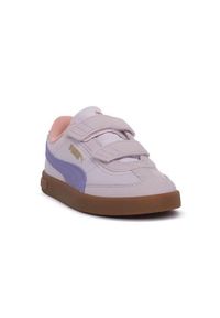 Buty do chodzenia dla dzieci Puma 05 Club Ii Era Jr. Kolor: fioletowy. Materiał: skóra, tkanina. Szerokość cholewki: normalna. Sport: turystyka piesza