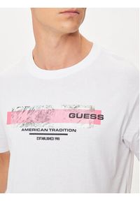 Guess T-Shirt M4YI03 I3Z14 Biały Regular Fit. Kolor: biały. Materiał: bawełna #4