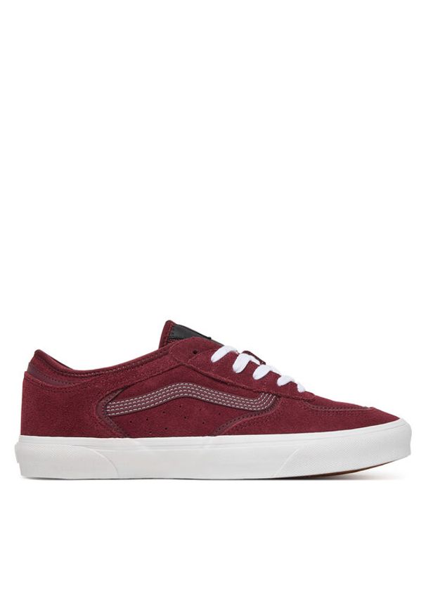 Vans Sneakersy Rowley Classic VN000SF44QU1 Bordowy. Kolor: czerwony. Materiał: skóra, zamsz. Model: Vans Classic