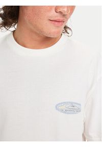 Quiksilver T-Shirt Evo Border Lines EQYZT08191 Biały Regular Fit. Kolor: biały. Materiał: bawełna #7
